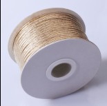 Zdjęcie - Sznurek do sutaszu chiński metallic platinium 3mm